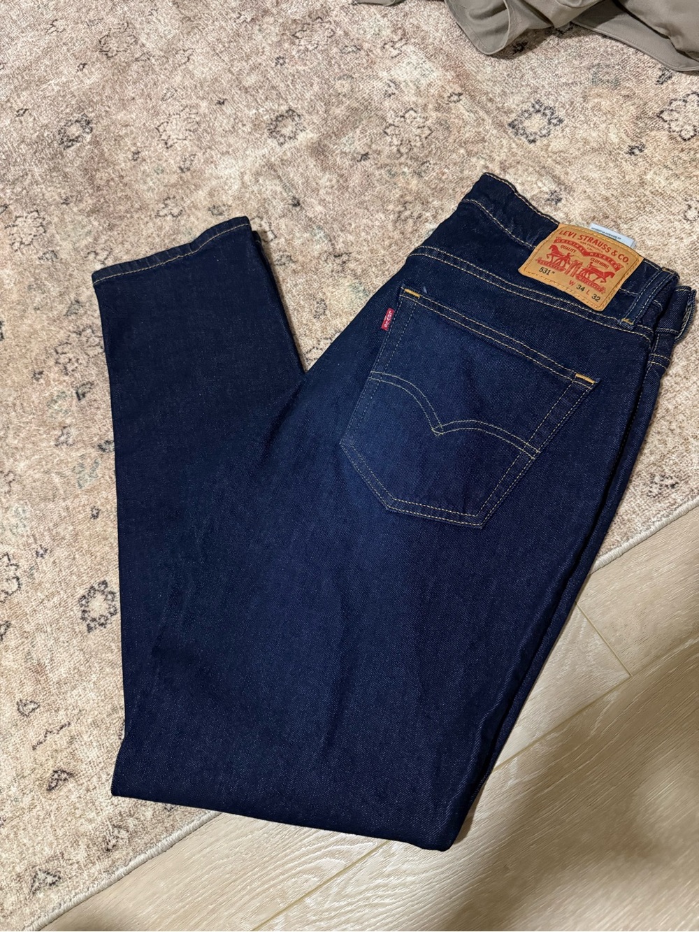 Levi's Men's Indigo Straight Slim Jeans